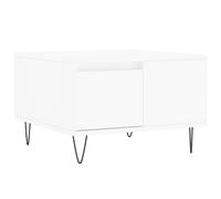 vidaXL Coffee Table White 55x55x36.5 cm Engineered Wood, White
