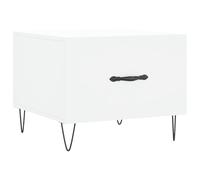 (white) vidaXL Coffee Table Side Table Sofa Couch Tea Table White Engineered Wood