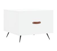 vidaXL Coffee Table White 50x50x40 cm Engineered Wood, White
