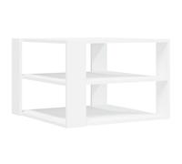 (white) vidaXL Coffee Table Side Table Telephone Table Concrete Grey Engineered Wood