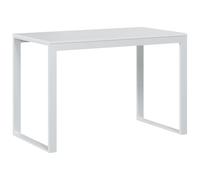 (white) vidaXL Computer Desk Black Engineered Wood Office Writing Corner Desk Table