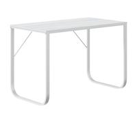 (white) vidaXL Computer Desk Chipboard Bedroom Studying Gaming Desk Multi Colours