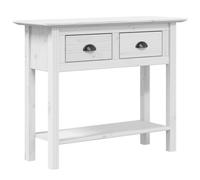 vidaXL Console Table BODO White 90x34.5x73 cm Solid Wood Pine
