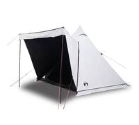 (white) vidaXL Family Tent Tipi 6-Person Camping Lightweight Tent Dome Tent Waterproof
