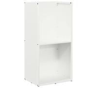 vidaXL Firewood Rack White 40x30x80 cm Cold-rolled steel