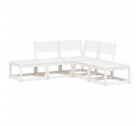 Garden Sofa Set 5 Piece Outdoor Sofa Set Corner Sofa Solid Wood Pine vidaXL