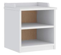 (white) vidaXL Hallway Bench "SANDNES" 45x40x50 cm Solid Wood Pine bench hall bench
