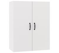 (White) vidaXL Hanging Cabinet Floating Cabinet Wall Storage Cabinet Engineered Wood