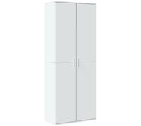 (white) vidaXL Highboard Sideboard Cabinet Storage Cupboard Sonoma Oak Engineered Wood