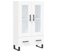 Highboard White 69.5x31x115 cm Engineered Wood