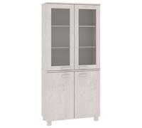 Vidaxl Highboard Hamar Solid Wood Pine White