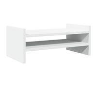 (white) vidaXL Monitor Stand Computer Stand Display Stand Engineered Wood