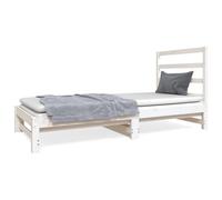 Pull-out Day Bed Bedroom Sofa Bed Guest Bed Sofa Couch Solid Wood Pine vidaXL