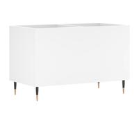 vidaXL White Record Cabinet - Size: 48 x 74.5 x 38cm - Wilko