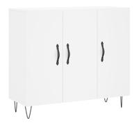 (white) vidaXL Sideboard Cabinet Storage Cabinet Cupboard Grey Sonoma Engineered Wood