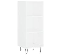 vidaXL Sideboard White 34.5X32.5X90 Cm Engineered Wood, White