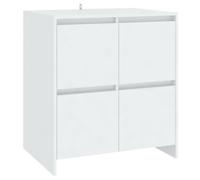 (white) vidaXL Sideboard Chipboard Bedroom Storage Book Console Cabinet Multi Colours