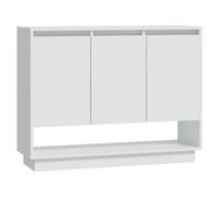 3 Doors Sideboard Storage Cupboard Buffet Cabinet with Compartment Living Room