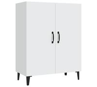 (white) vidaXL Sideboard Console Cabinet Cupboard Storage Organiser Engineered Wood