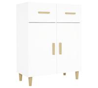 (white) vidaXL Sideboard Engineered Wood Console Cabinet Home Organiser Multi Colours