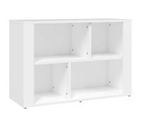 (white) vidaXL Sideboard Engineered Wood Indoor Cupboard Home Organiser Multi Colours