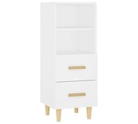 (White) vidaXL Sideboard Engineered Wood Indoor Side Cabinet Cupboard Multi Colours