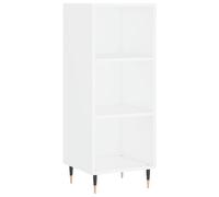 (white) vidaXL Sideboard Highboard Cupboard Side Cabinet Concrete Grey Engineered Wood