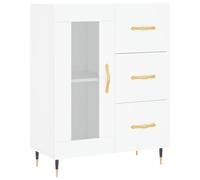 vidaXL Sideboard White 69.5x34x90 cm Engineered Wood, White