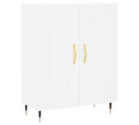 vidaXL 2 Door White Sideboard - Size: 90 x 69.5 x 34cm - Wilko