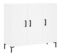 (white) vidaXL Sideboard Storage Cabinet Cupboard Side Cabinet White Engineered Wood