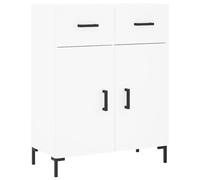 (white) vidaXL Sideboard Storage Cabinet Side Cabinet Concrete Grey Engineered Wood