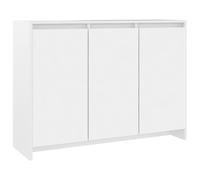 (white) vidaXL Sideboard Chipboard Living Room Bedroom Storage Cabinet Multi Colours