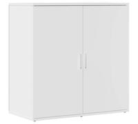 vidaXL 2 Door White Sideboard - Size: 80 x 79 x 38cm - Wilko