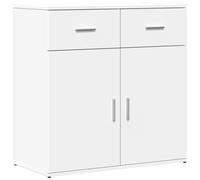 (white) vidaXL Sideboard Storage Cupboard Side Cabinet Home Highboard Engineered Wood