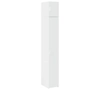 Vidaxl Slim Storage Cabinet White 30X42.5X225 Cm Engineered Wood