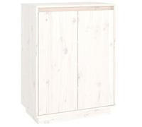 (white) vidaXL Solid Wood Pine Shoe Cabinet Home Organiser Rack Shelf Multi Colours