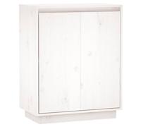 (white) vidaXL Solid Wood Pine Sideboard Storage Side Cabinet Cupboard Multi Colours