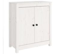 Vidaxl Sideboard White 70X35X80 Cm Solid Wood Pine