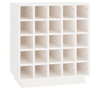 (White) vidaXL Solid Wood Pine Wine Cabinet Alcohol Cabinet Cupboard Multi Colours