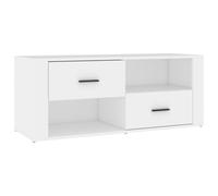 (White) vidaXL TV Cabinet Engineered Wood Media HiFi Cabinet TV Console Multi Colours