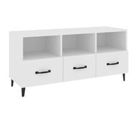 (White) vidaXL TV Cabinet Engineered Wood TV Console Cabinet Sideboard Multi Colours