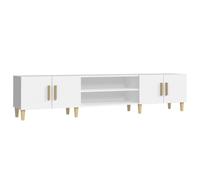 (white) vidaXL TV Cabinet TV Stand Media Cabinet TV Unit Sideboard Engineered Wood
