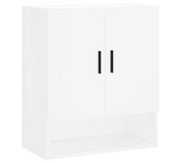 (white) vidaXL Wall Cabinet Storage Cabinet Display Cabinet White Engineered Wood