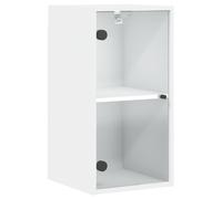 vidaXL 2 Door White Wall Cabinet - Size: 68.5 x 35 x 37cm - Wilko