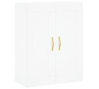 vidaXL Wall Mounted Cabinet White 69.5x34x90 cm Engineered Wood