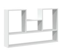 (white) vidaXL Wall Shelf Floating Shelf Display Storage Shelf Engineered Wood