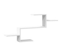(white) vidaXL Wall Shelf Floating Shelf Storage Shelf Engineered Wood