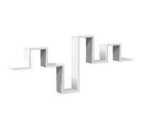 Vidaxl Wall Shelf White 104.5X10X43 Cm Engineered Wood
