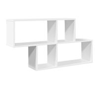 vidaXL Wall Shelf White 100x20x53 cm Engineered Wood