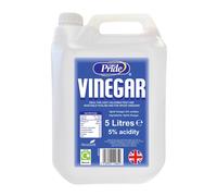 White Vinegar 5L | Food Grade | Suitable for Cleaning, Weed Killer, Limescale Remover, Glass Cleaner, Stain Remover, Baking, Pickling, Marinating | UK